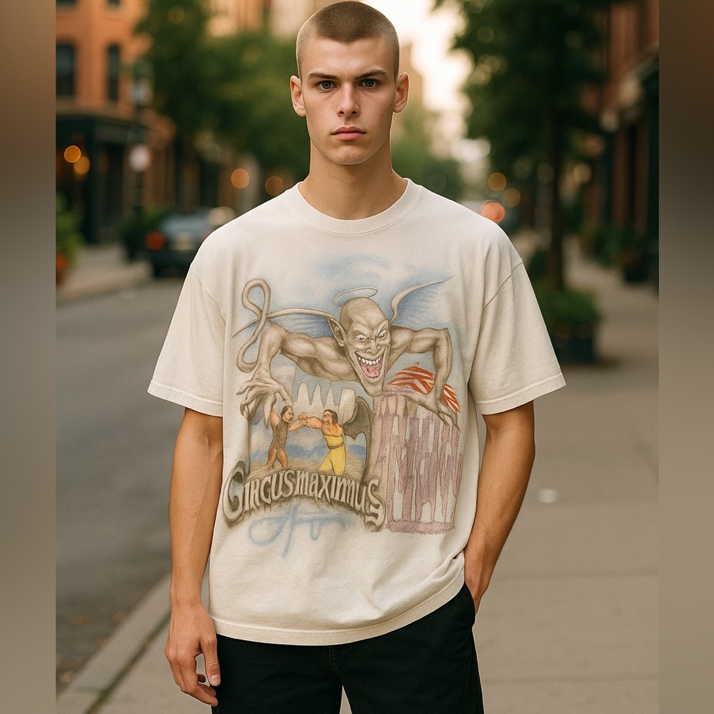 Travis Scott Utopia tour Merch. Circus Maximus  Graphic Tee